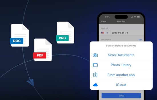 Document upload prompt within an app on iPhone.