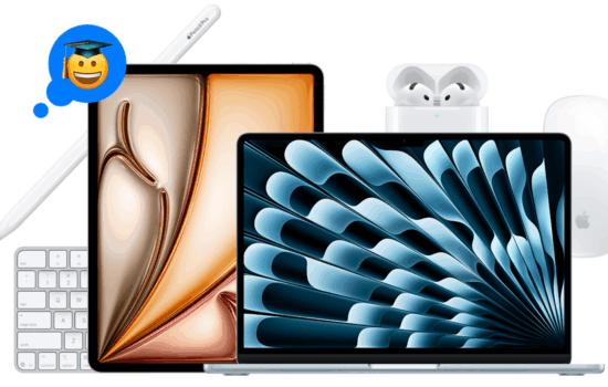 Apple Devices stacked on top of each other.