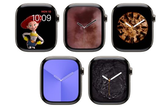 Apple Watch faces.