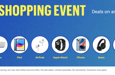 Best Buy Apple Shopping Event Banner