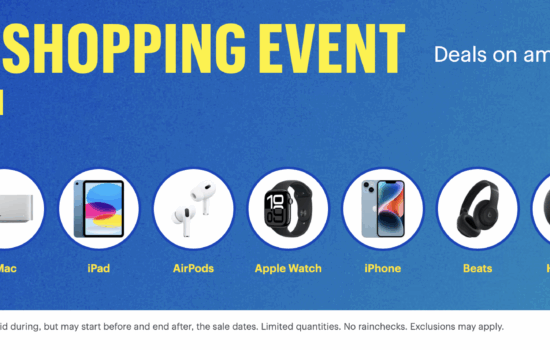 Best Buy Apple Shopping Event Banner