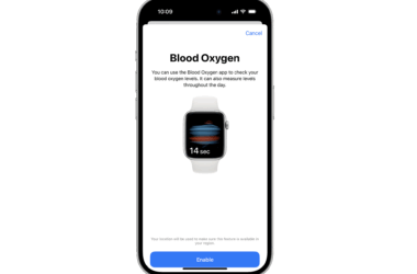 Setting up Blood Oxygen Monitoring on iPhone
