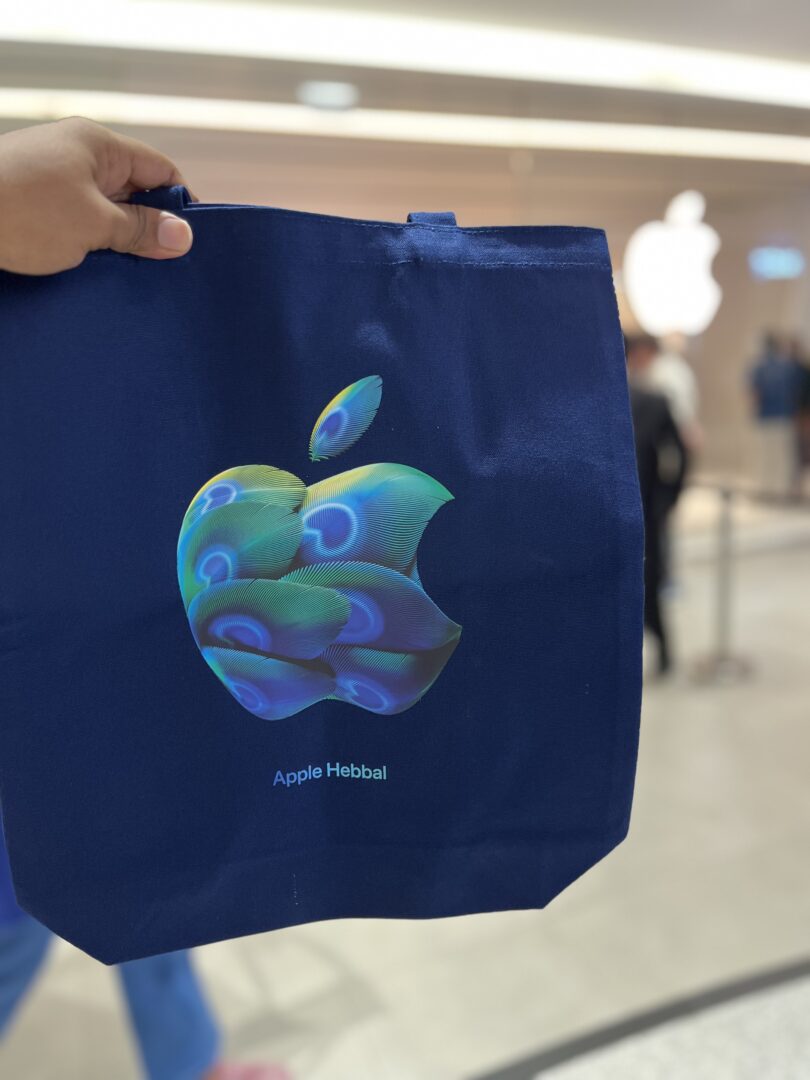 Apple Hebbal Themed Tote Bag