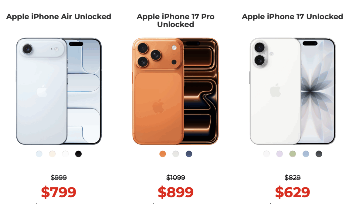 RedPocket $200 off iPhone 17