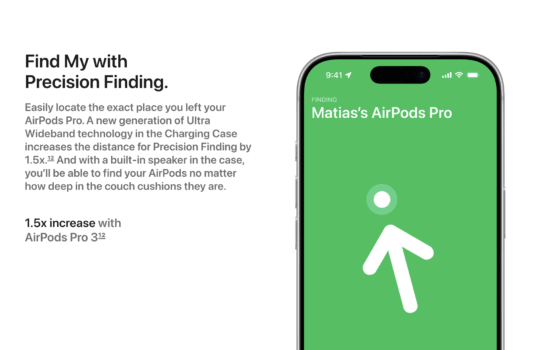 AirPods 3 Precision Finding