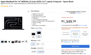 M5 MacBook Pro $250 Discount