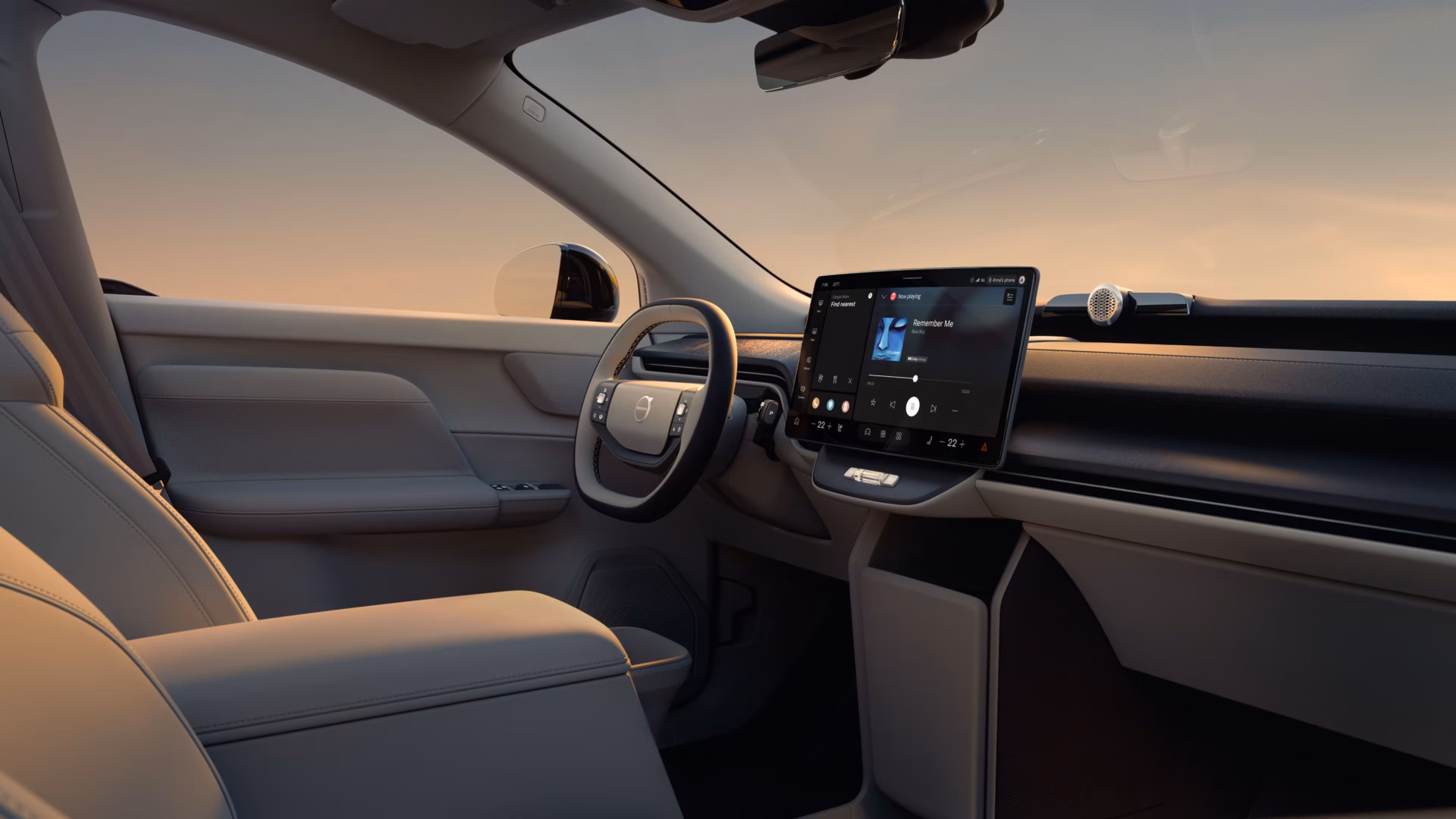 Volvo EX60 Apple Music App