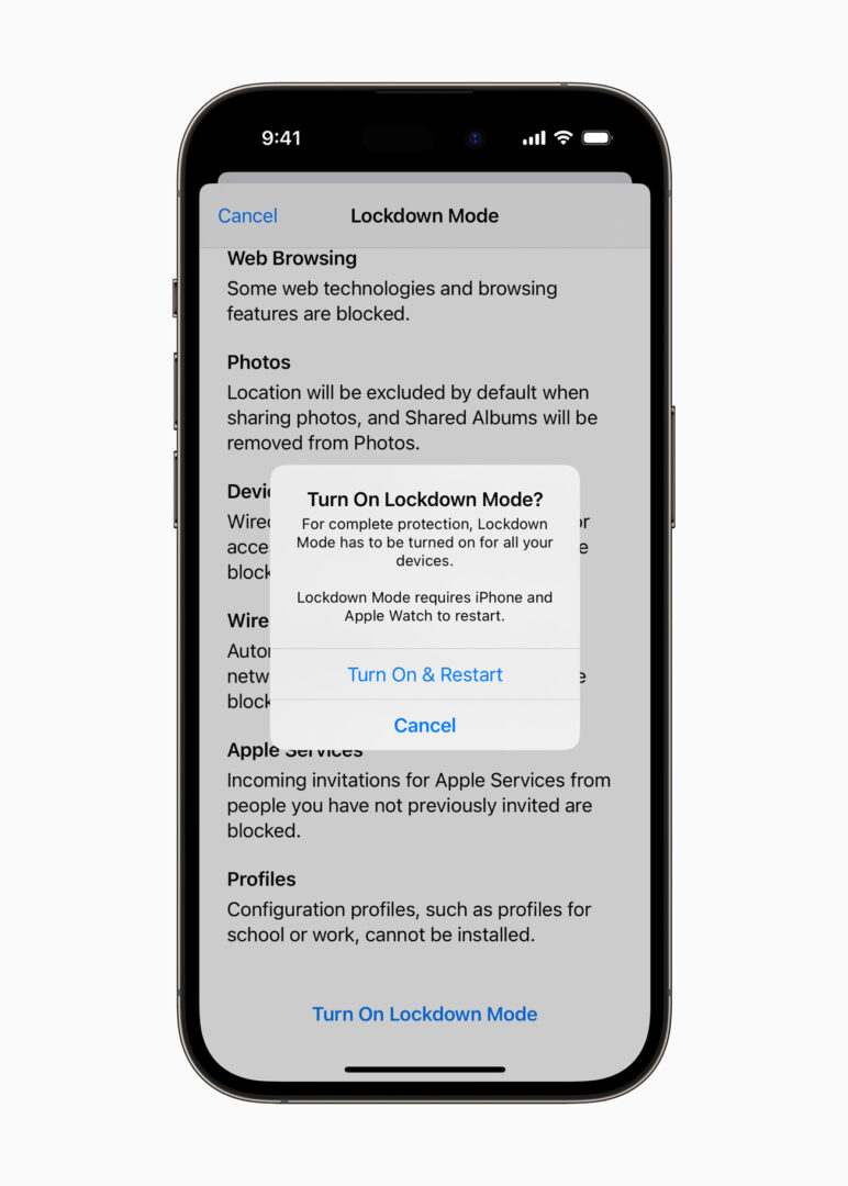 Privacy on Apple devices