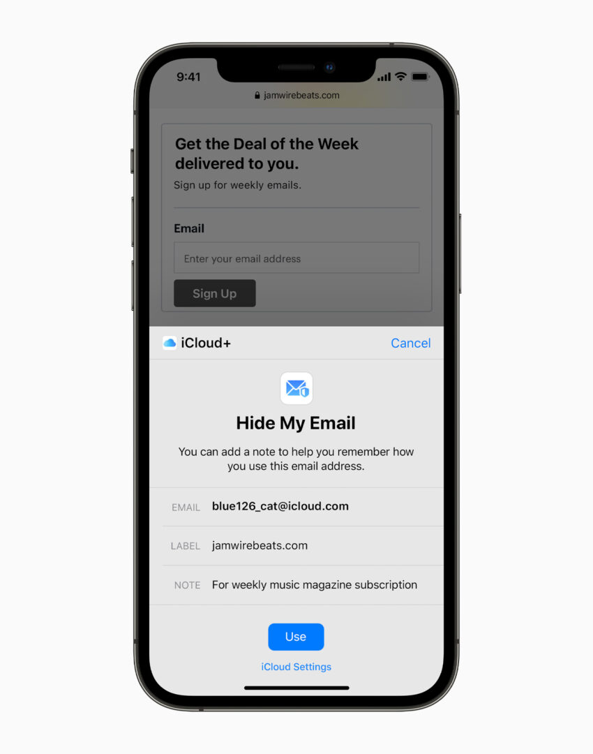 Privacy on Apple devices