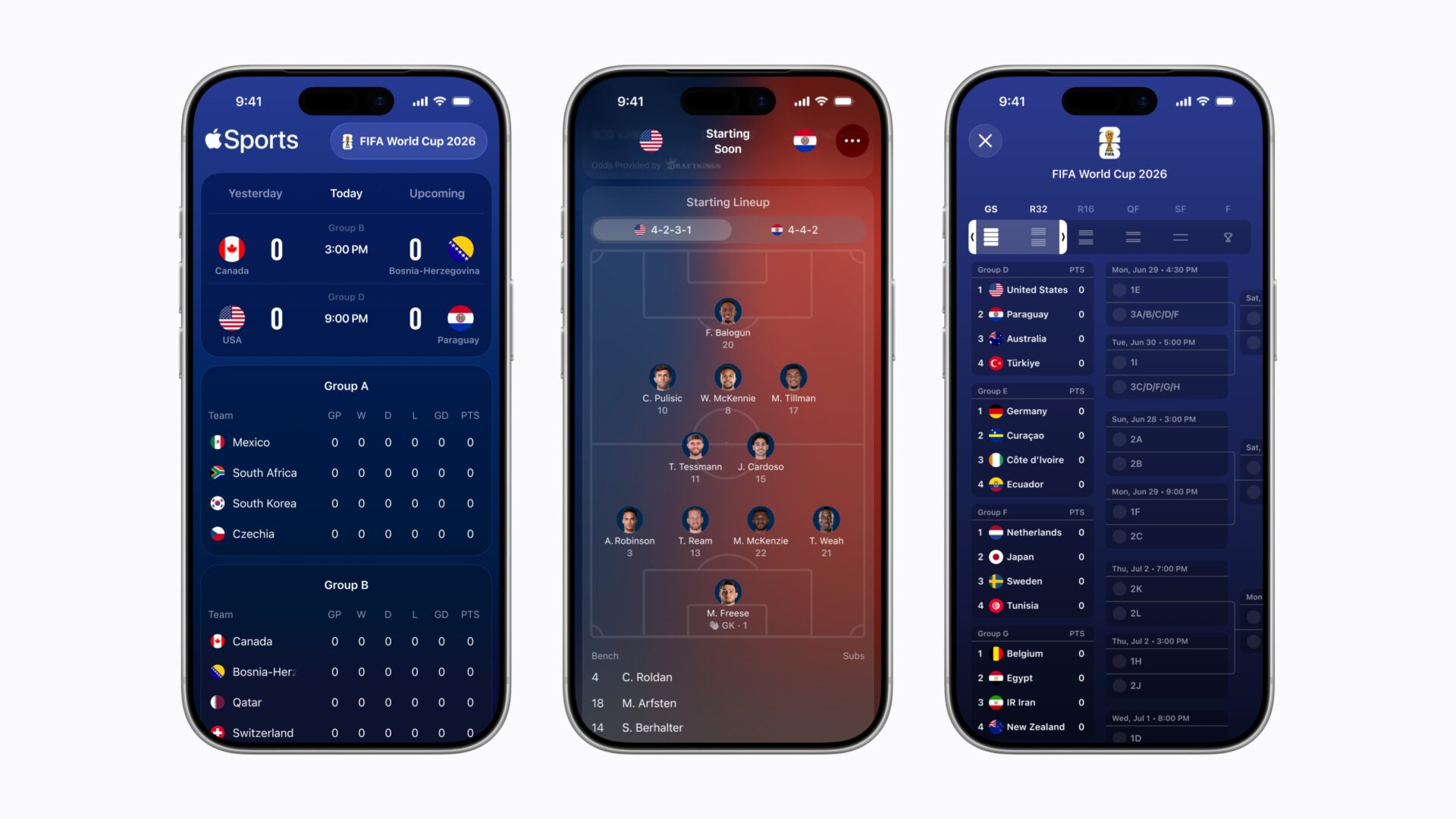 Apple Sports App