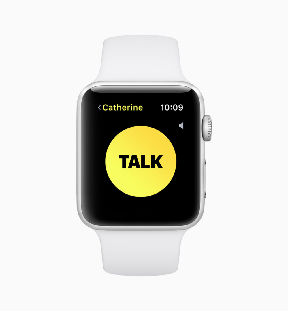 Walkie Talkie on Apple Watch