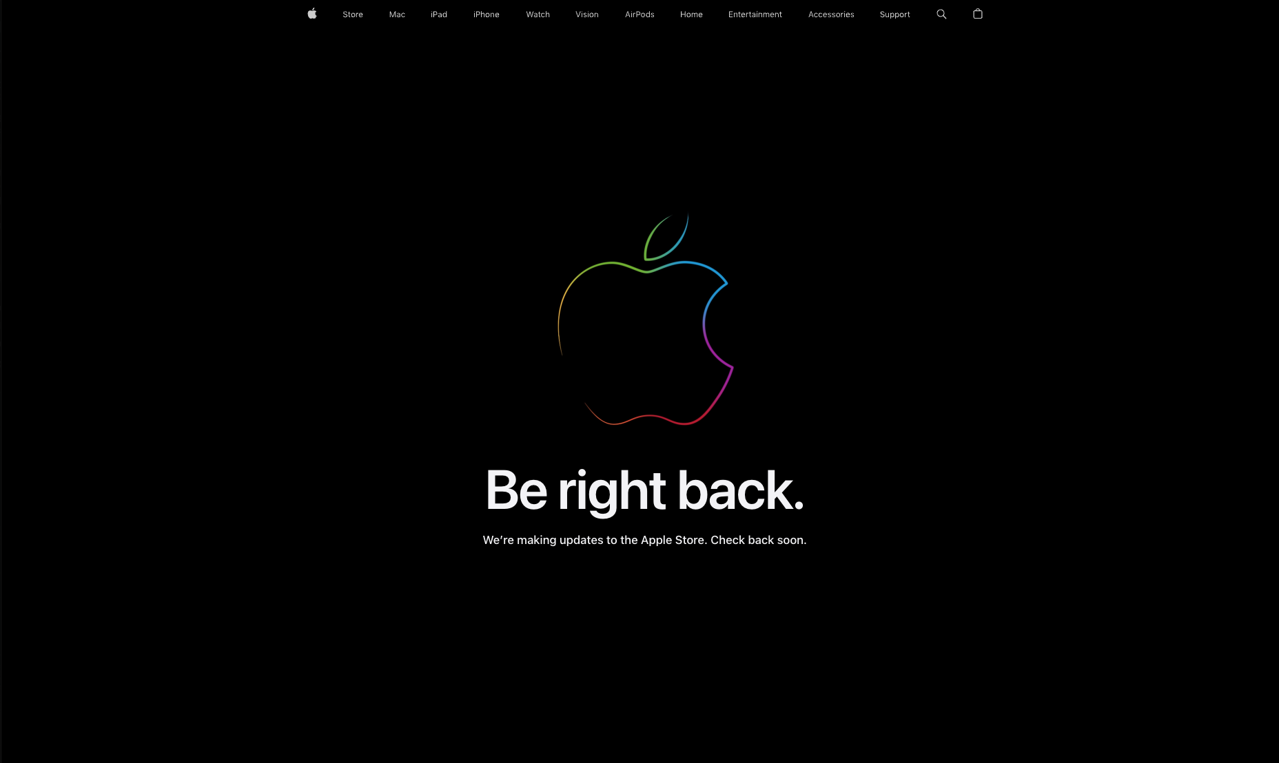 Apple Store Goes Down Ahead of Touchscreen MacBook Pro Launch and Preorders