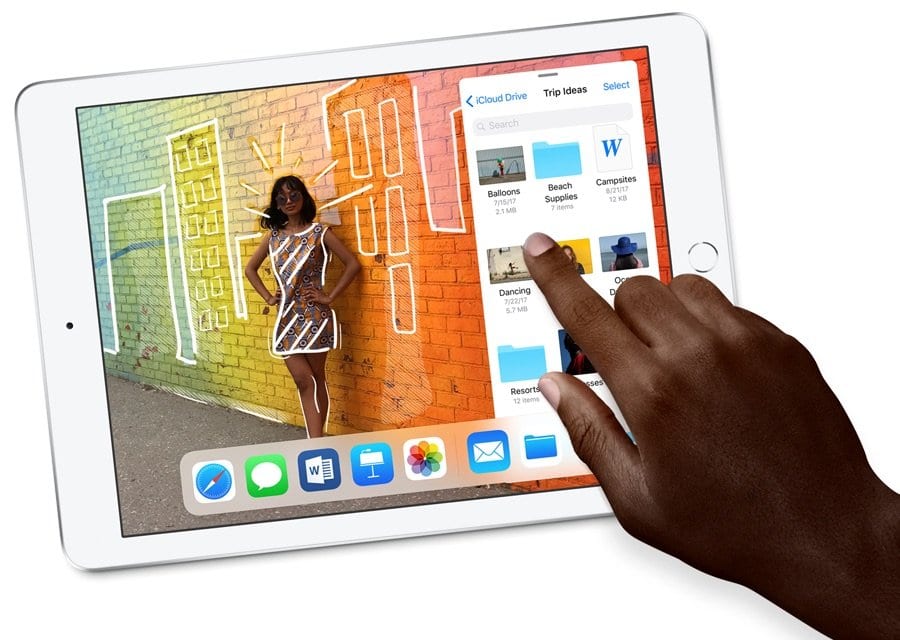 ipad 2018 gebruiken hand