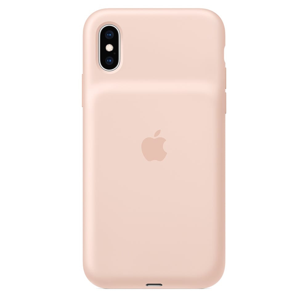 iPhone XS Smart Battery Case now available in Pink Sand.