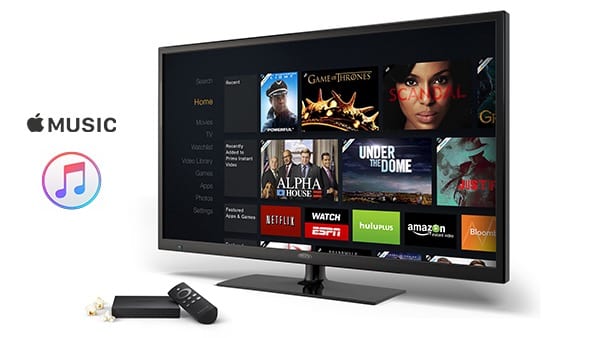 apple music to amzon fire tv