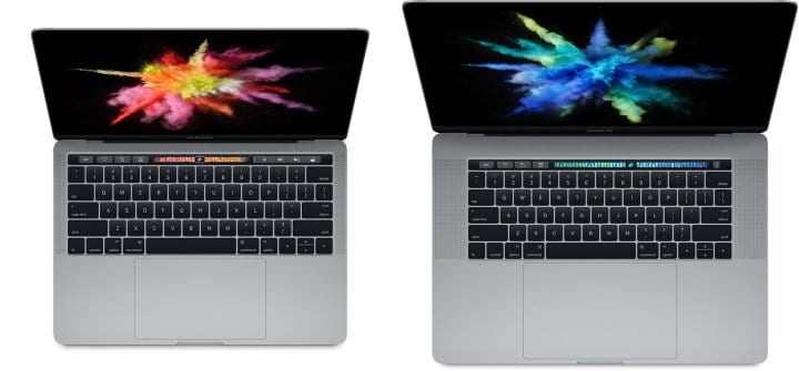 2016 MacBook Pro 13 vs 15