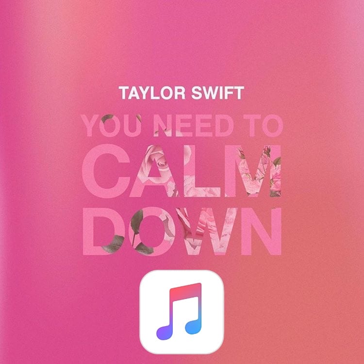 You Need to Calm Down Apple Music 