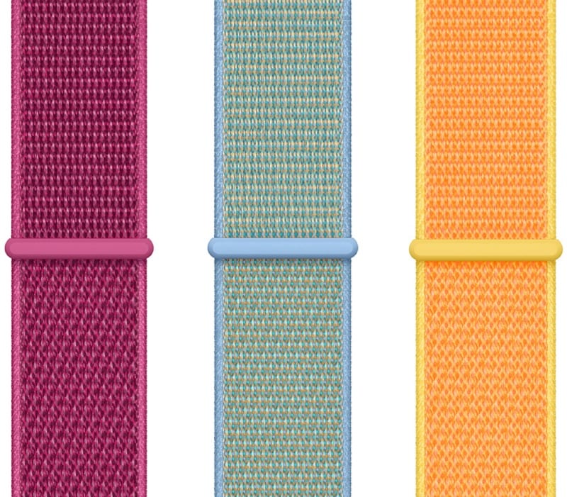 Apple Watch woven bands.