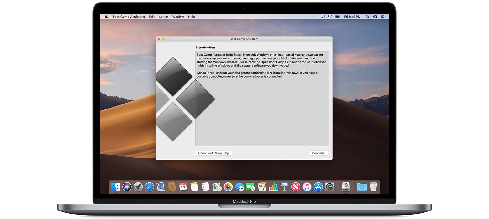 macos mojave macbook pro bootcamp hero