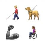 Apple Emoji Day Disability Arm Dog 071619 carousel