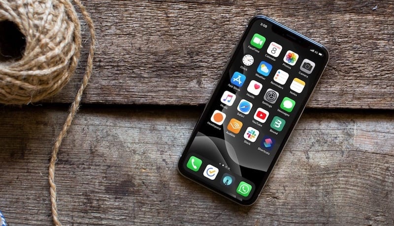iOS 13 Dark Mode Grey Wallpaper