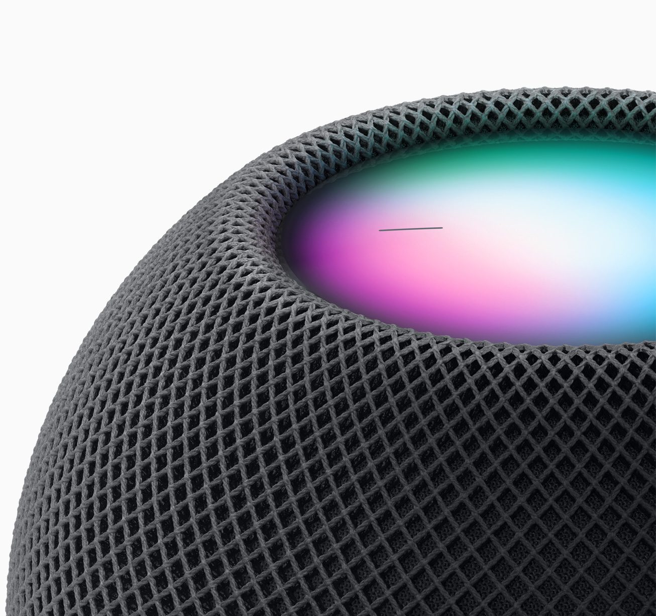 Apple homepod mini space gray close up 10132020