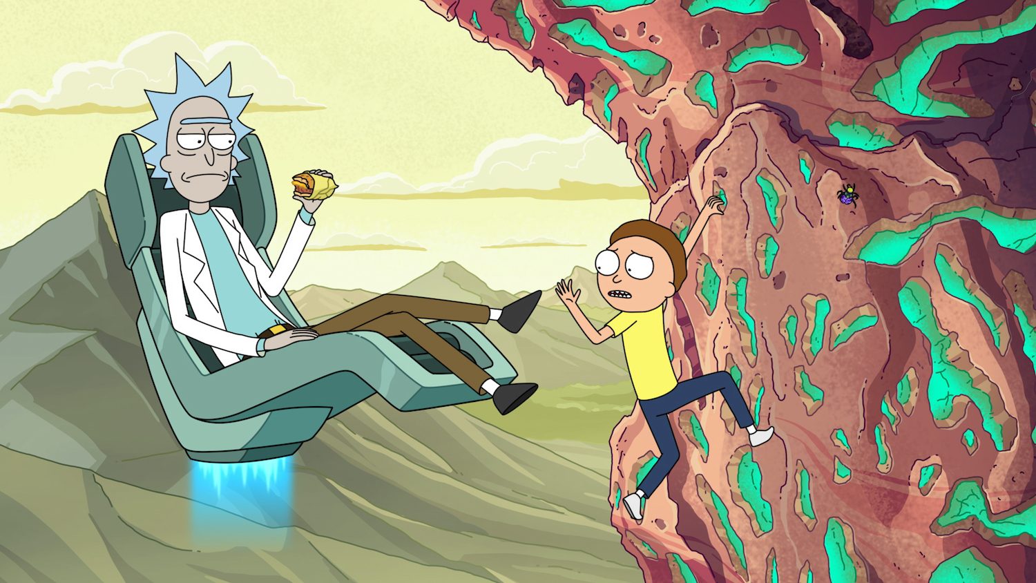 Rick and Morty Season 4 Episode 3 Climbing Wall