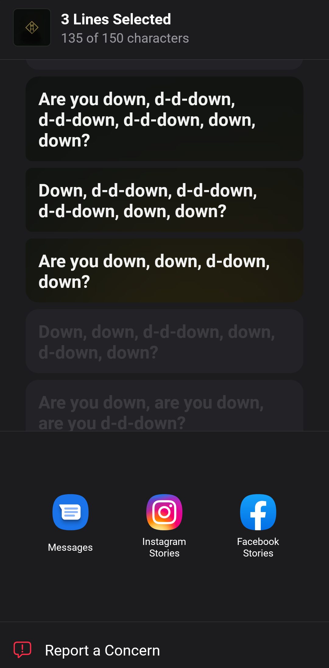 Apple Music Lyrics Sharing