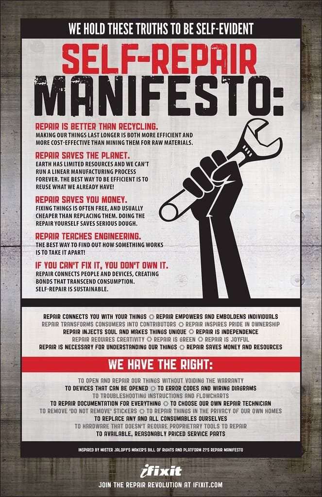 7ebe2551 self repair manifesto