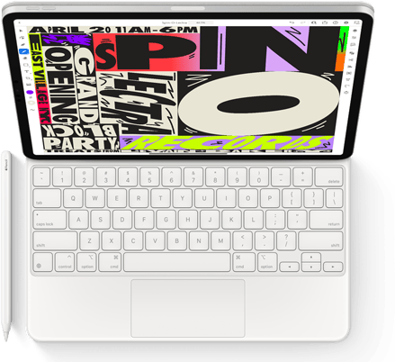 iPad with Apple Pencil + Magic Keyboard; Image: Apple