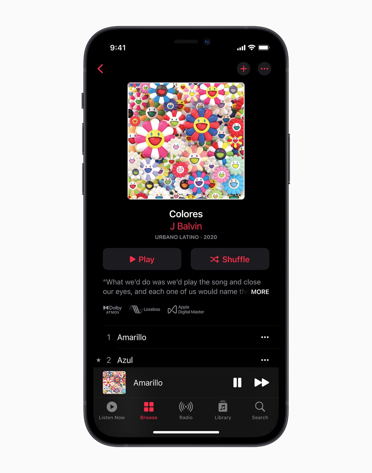 3048ff89 apple iphone12 jbalvin apple music screen 051021