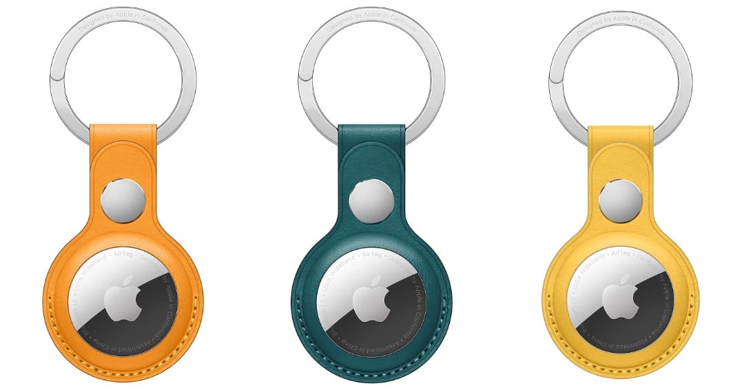 AirTags Leather Key Ring 