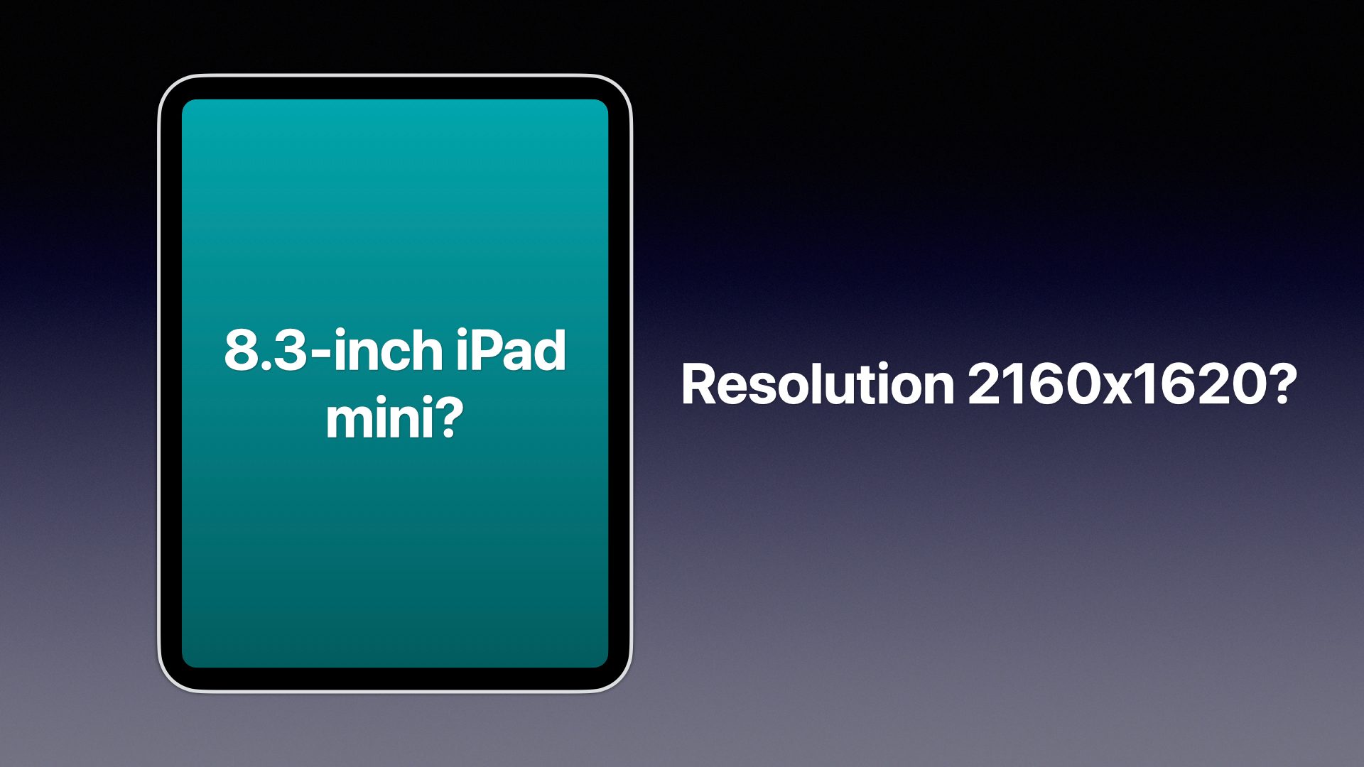 iPad mini 6 concept