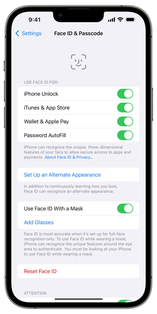 iPhone 13 Pro Max Face ID