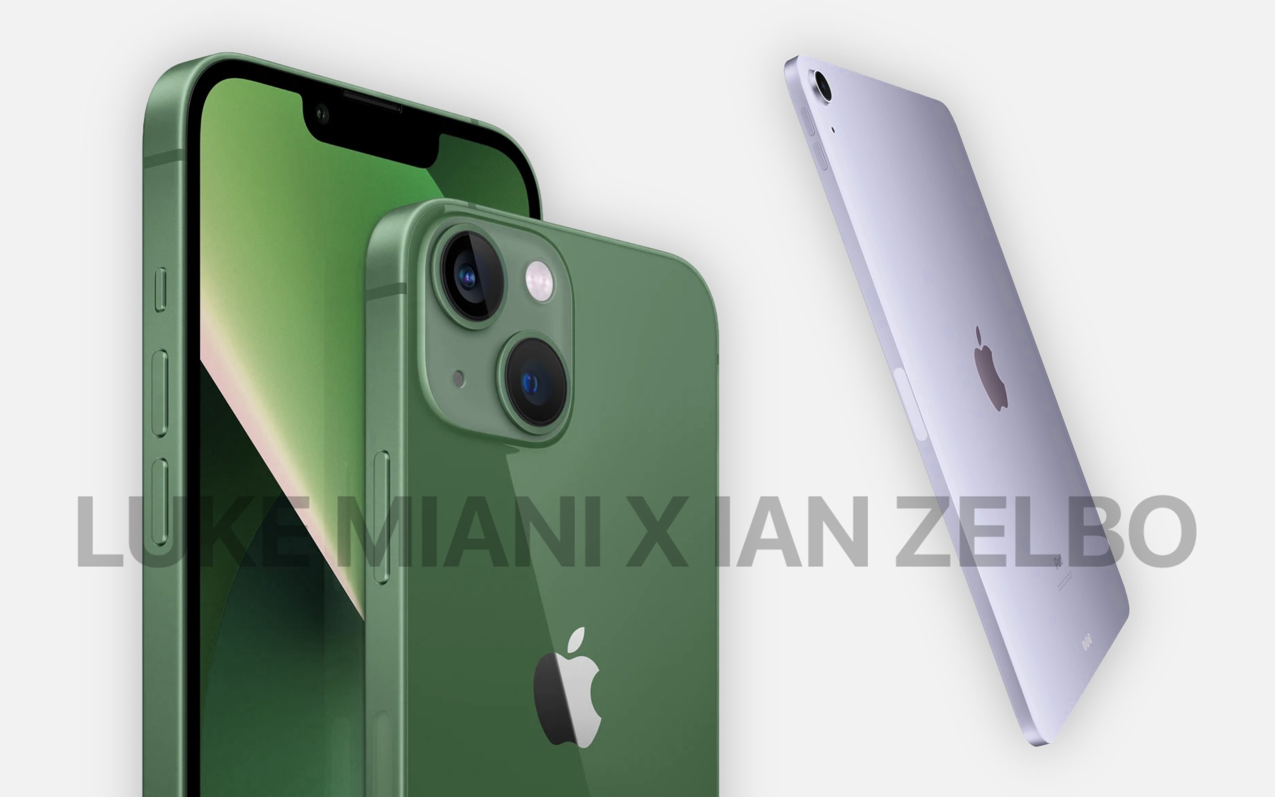 Rumor: iPhone 13 to add new green color, iPad Air 5 with purple