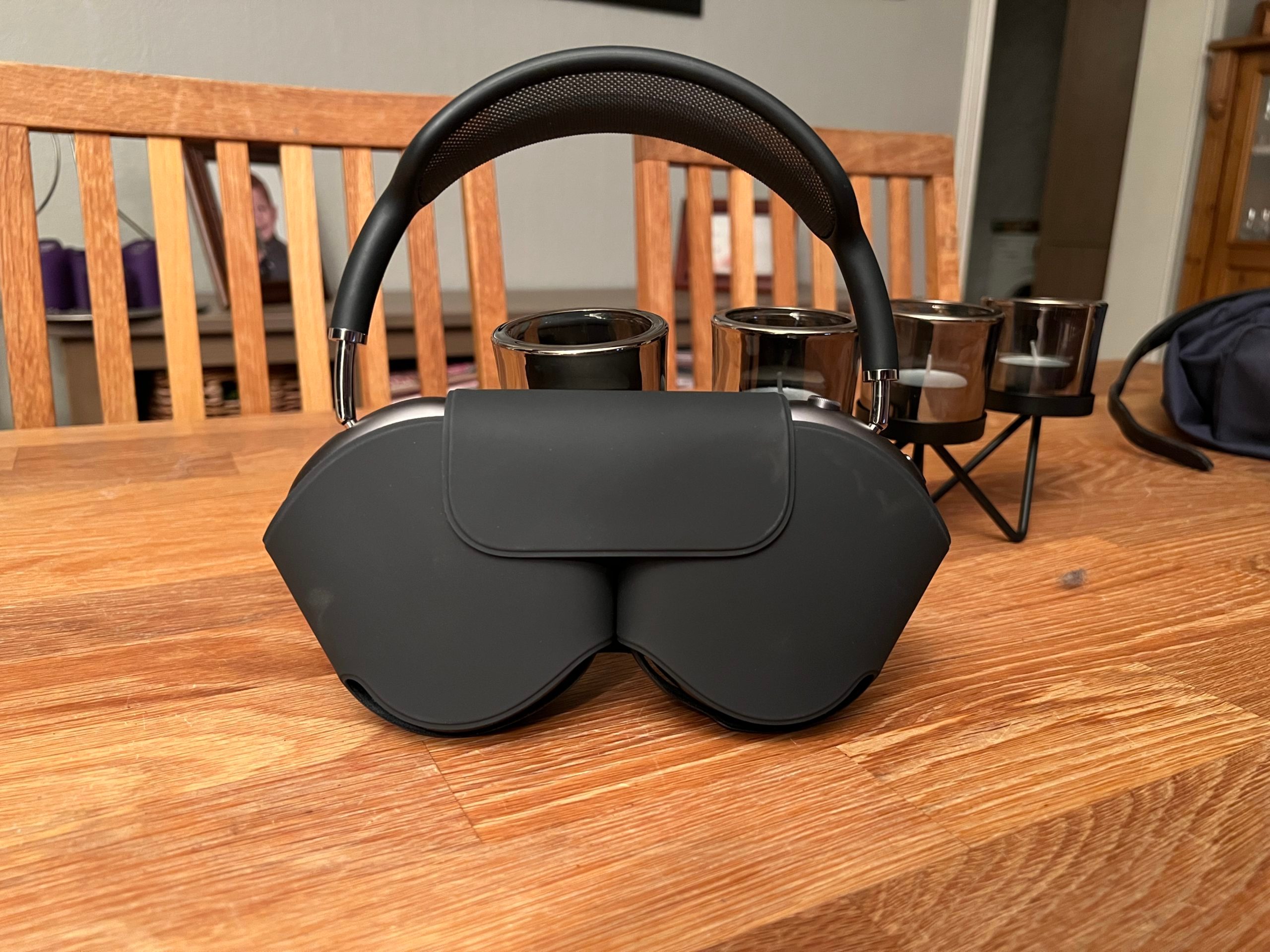AirPods Max displayed with Smart Case