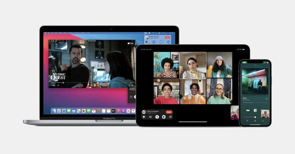 Apple SharePlay on Mac iPad and iPhone