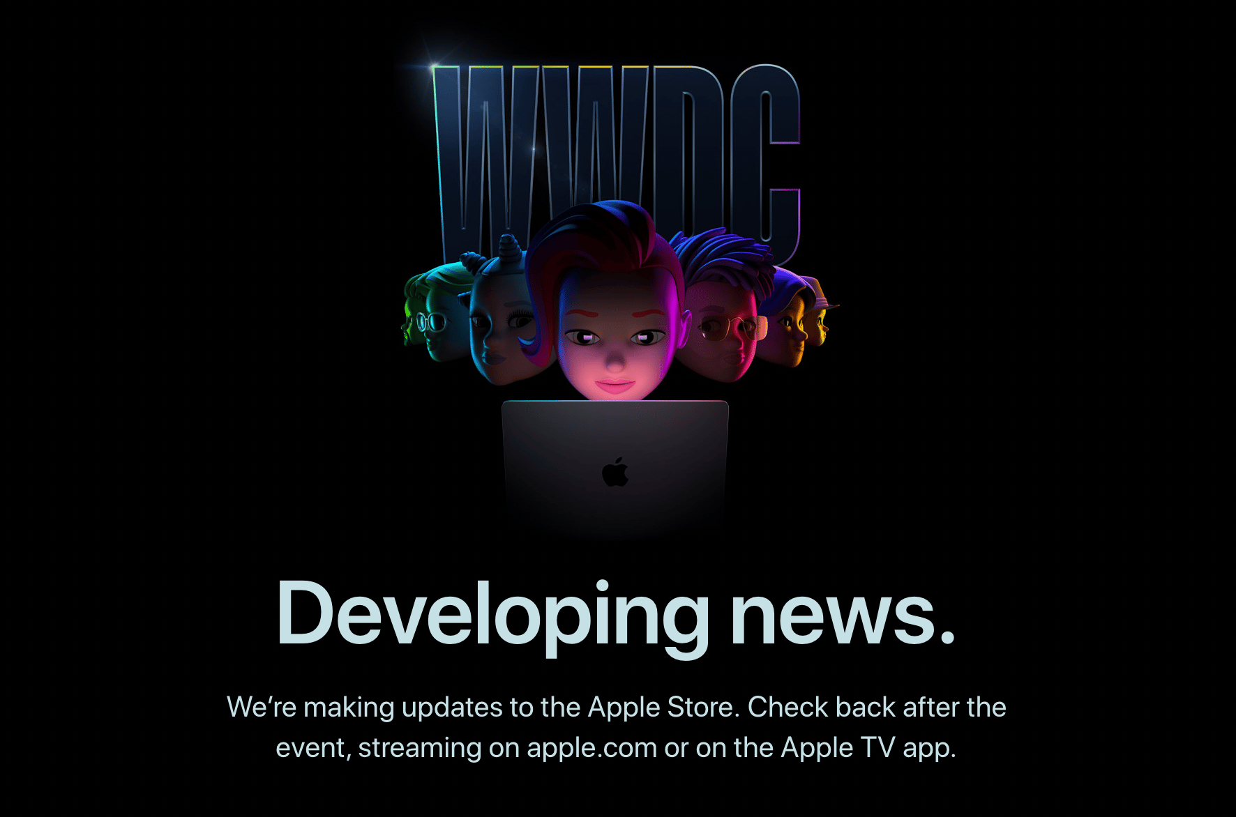 Apple Online Store Shuts Down Ahead of WWDC22