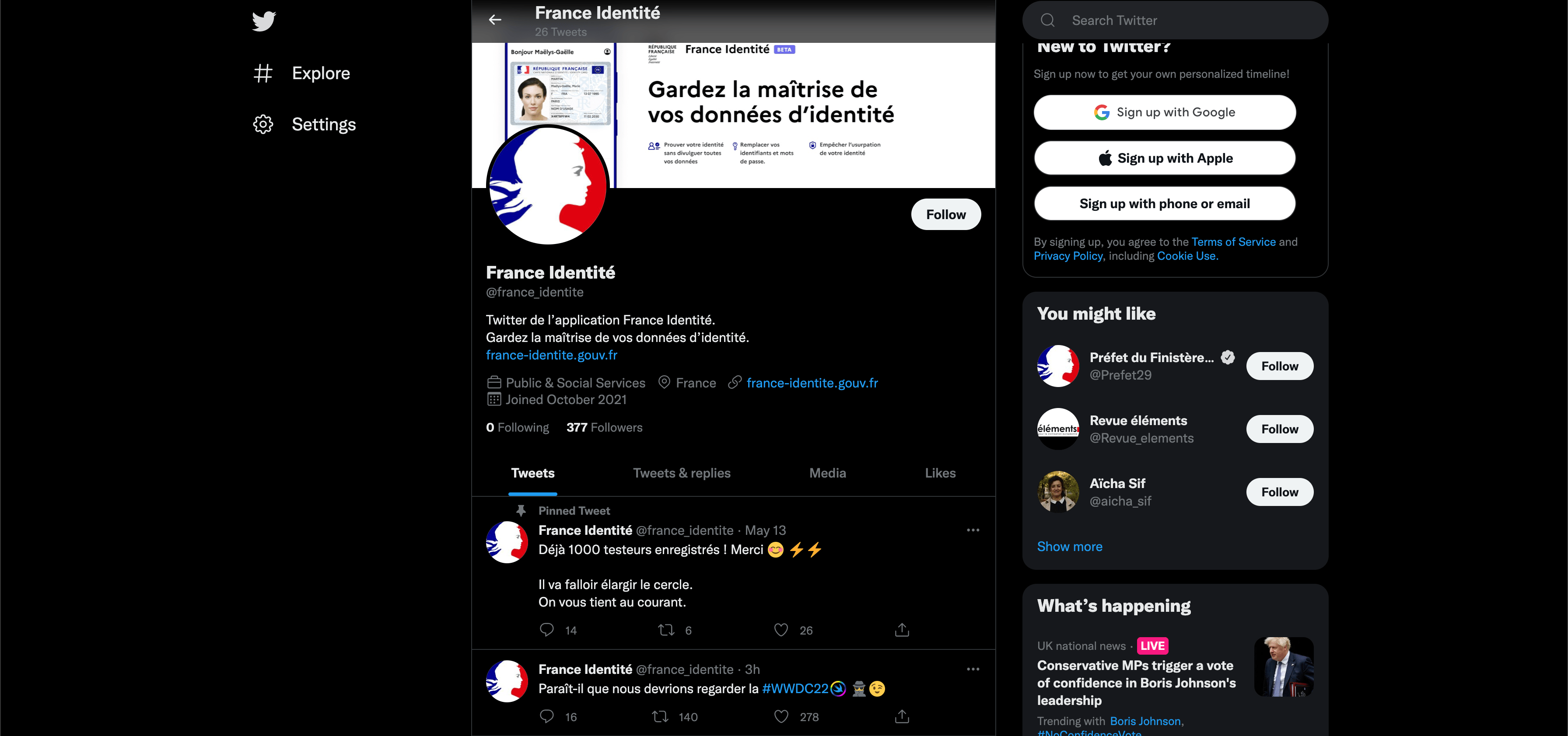 Twitter Screenshot