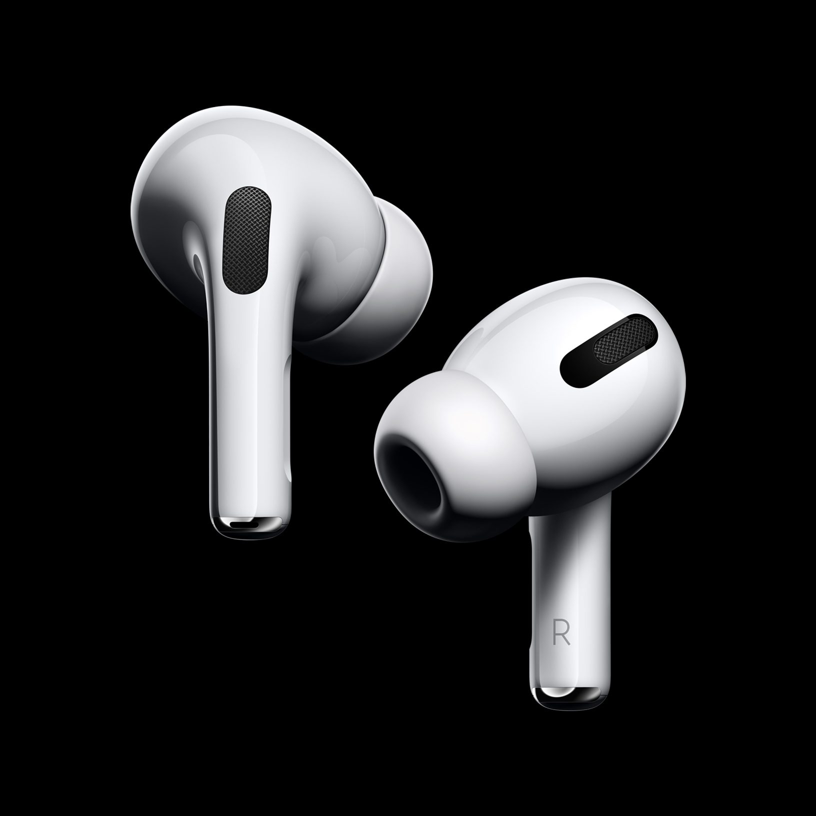 AirPods Pro in black background