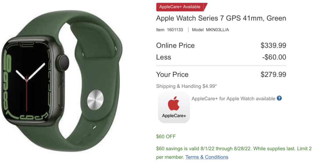 Apple Watch Series 7 Costco