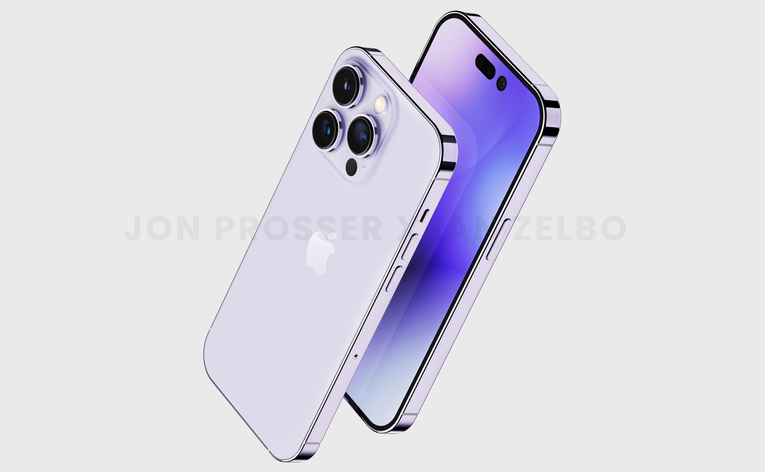 iPhone 14 Pro Render by Ian Zelbo