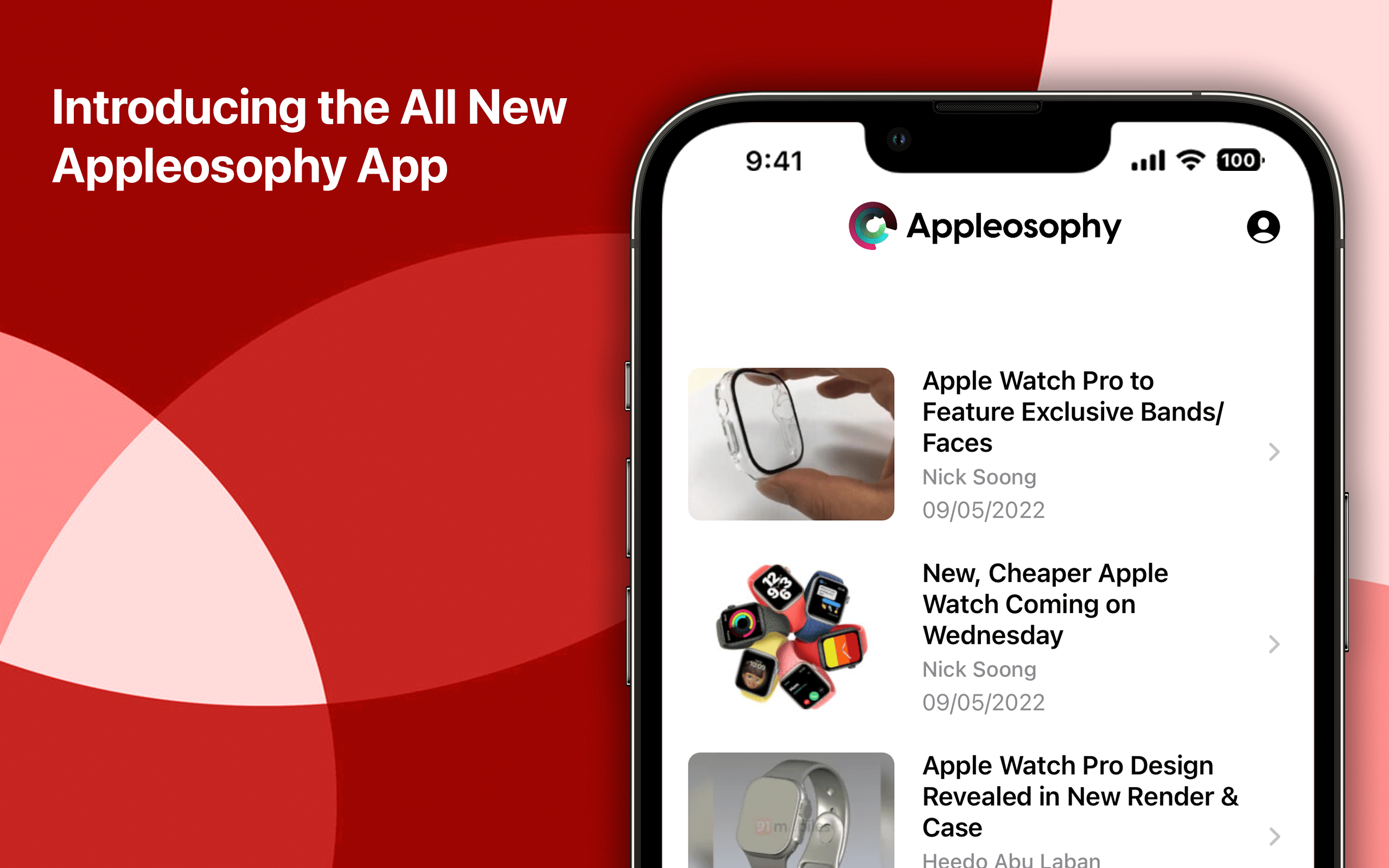 Introducing the all new Appleosophy App. Appleosophy App on iPhone.