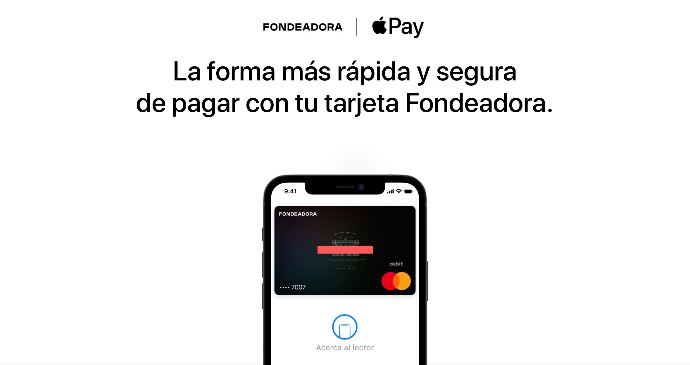 Apple Pay is now supported by Fondeadora.