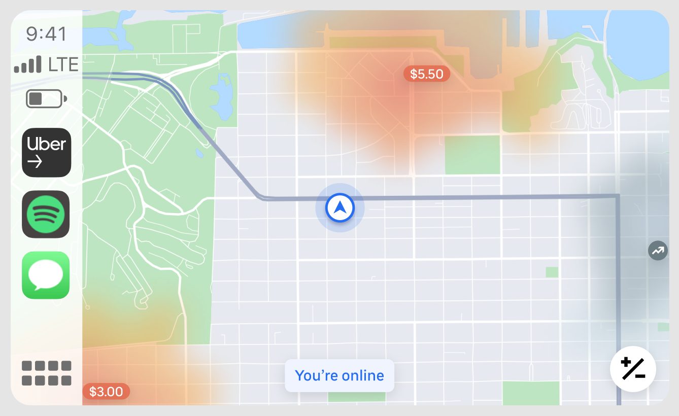 CarPlay support coming to Uber Driver app