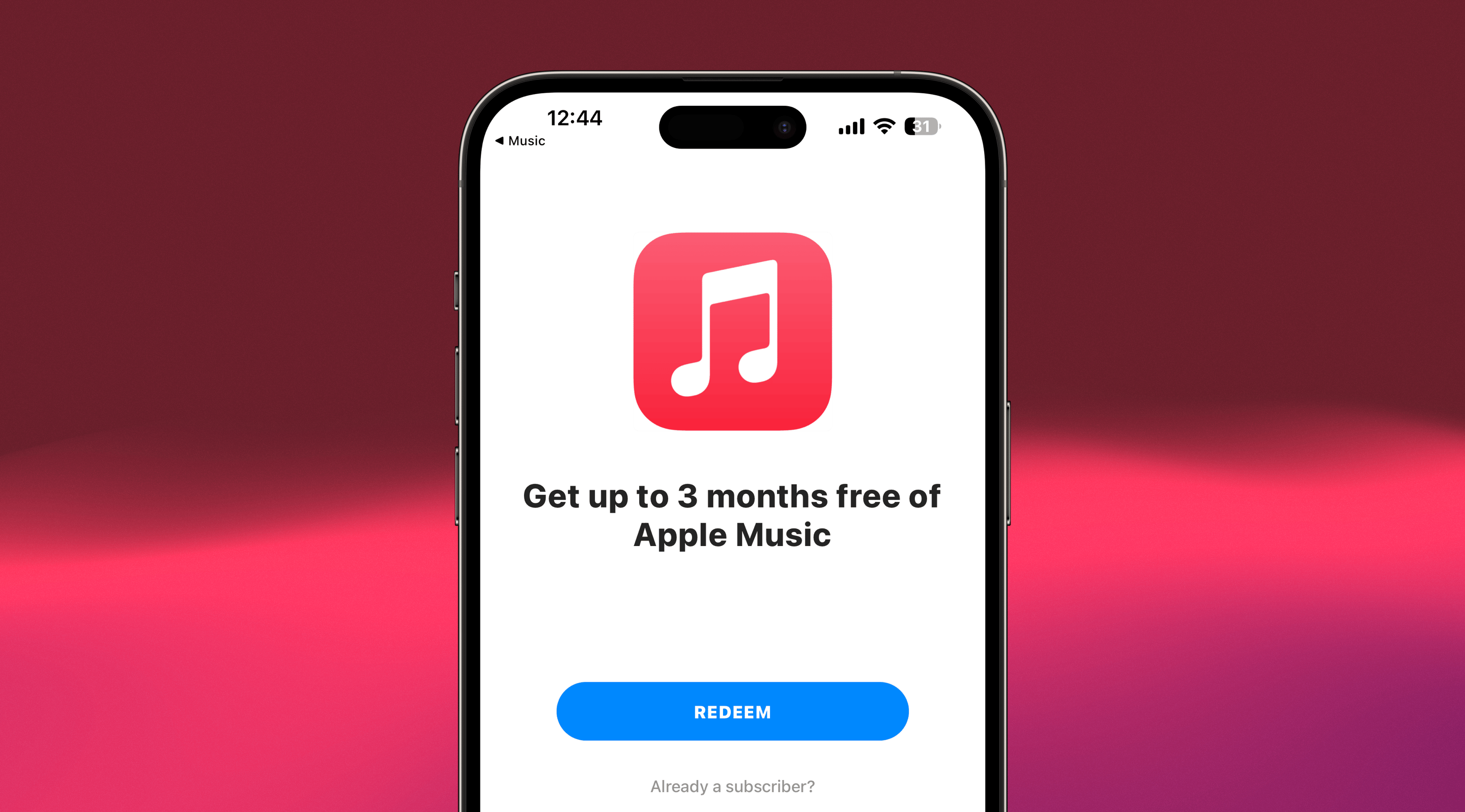 Get ready for the show with 3 months free of Apple Music