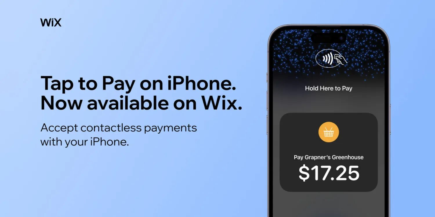 Wix adds support for Apple’s Tap to Pay feature