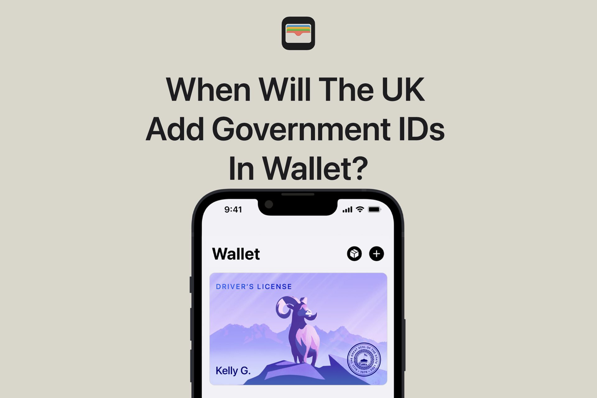 iPhone with Apple Wallet and ID