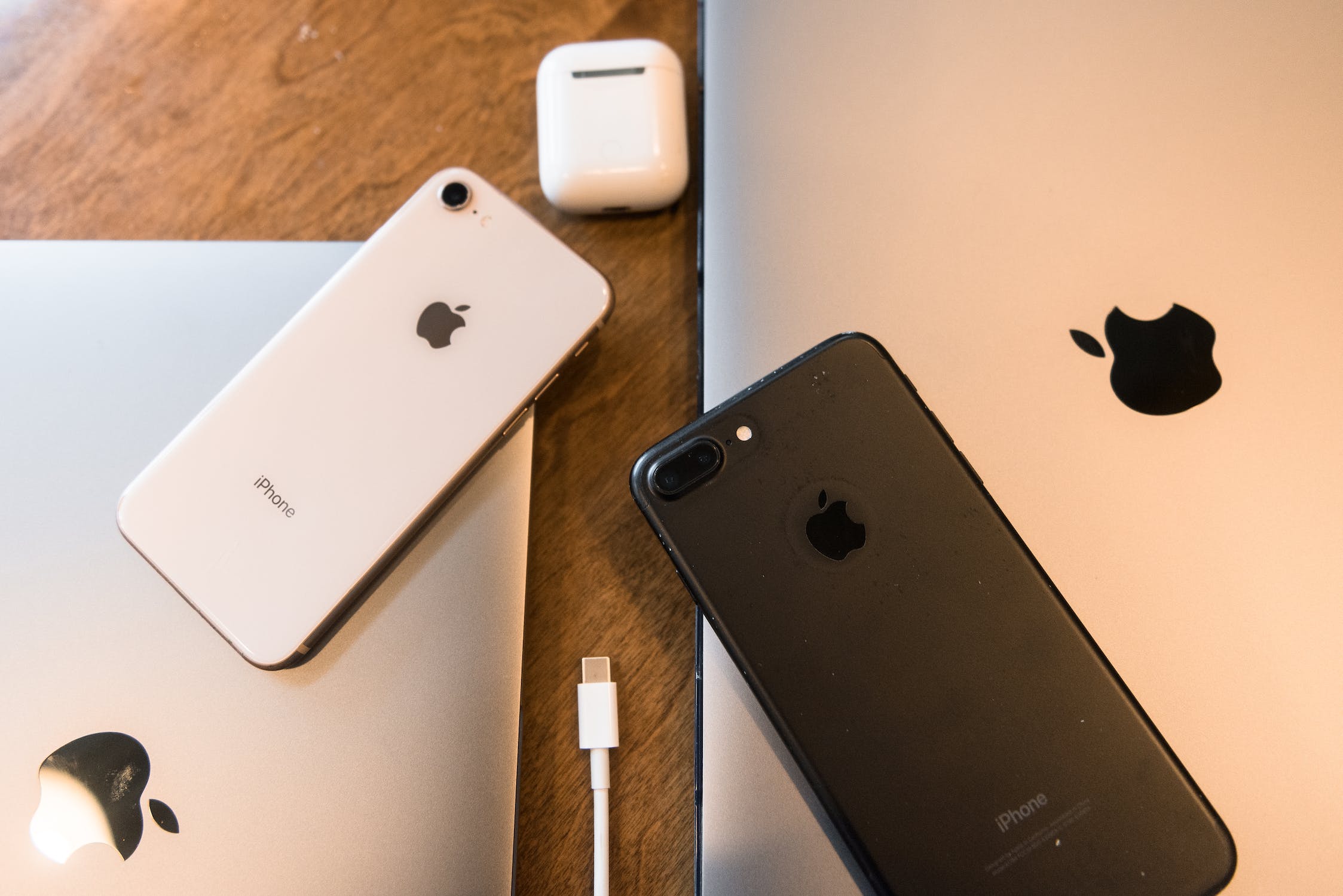 iPhones and MacBooks