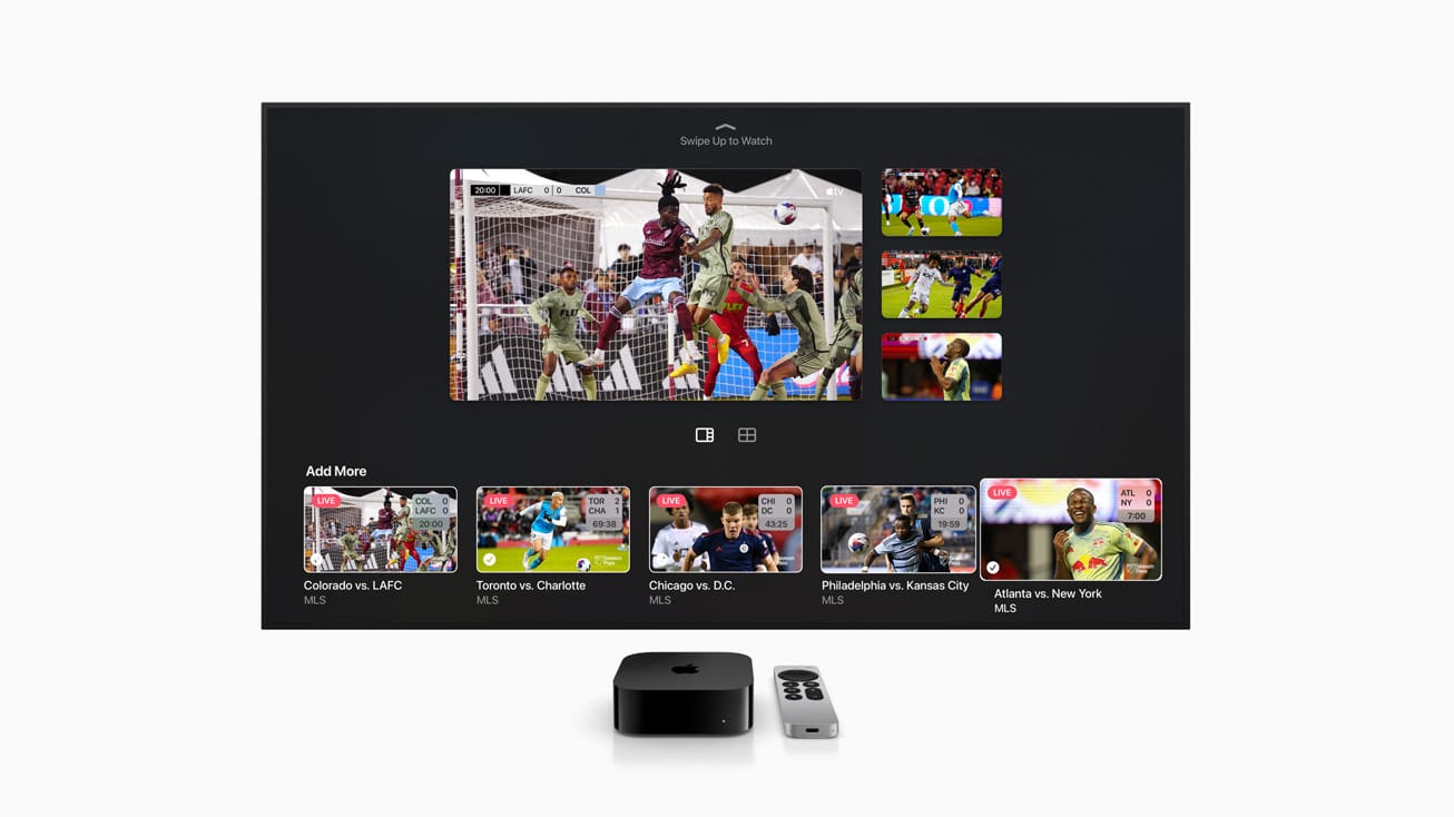 Apple launches Multiview for MLB “Friday Night Baseball” and MLS Season Pass on Apple TV 4K